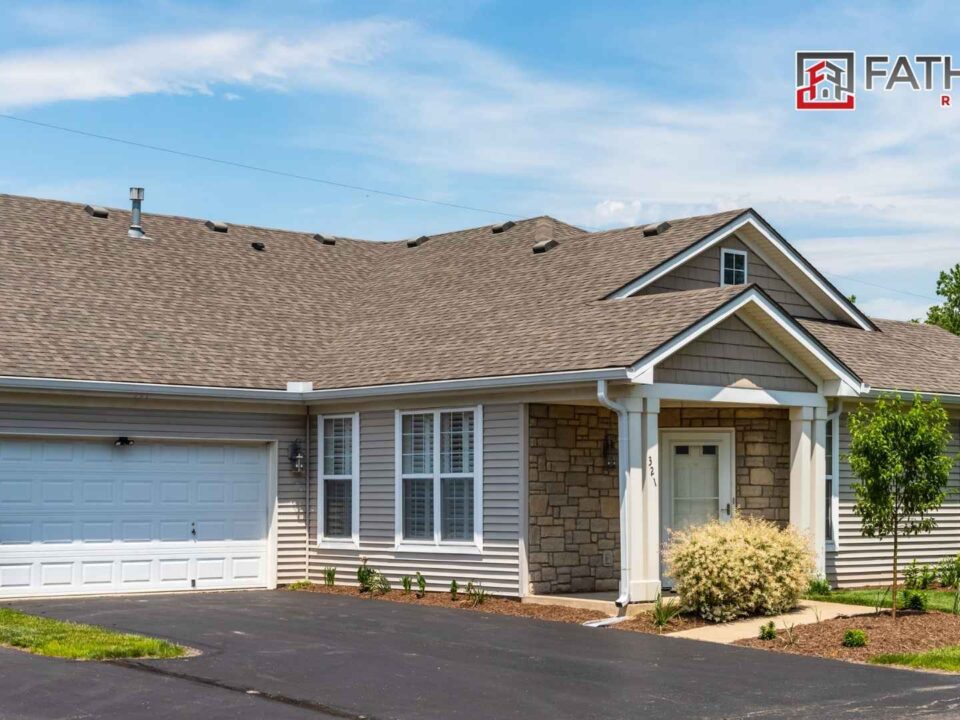 Suburban home in Lewis Center Ohio representing renting vs ownership decision