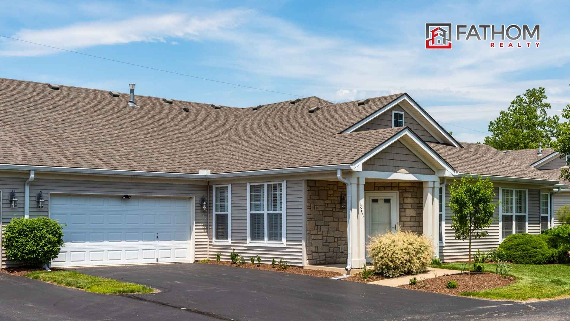 Suburban home in Lewis Center Ohio representing renting vs ownership decision